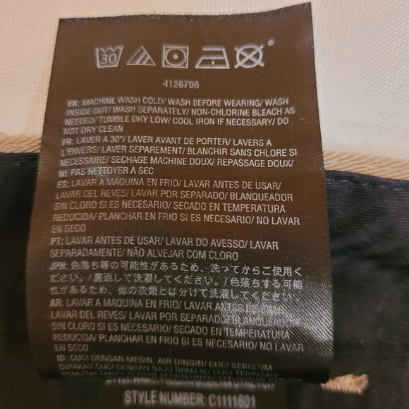 Volcom Frickin Modern Stretch Khaki Chinos-Sz 27 - Picture 8 of 12